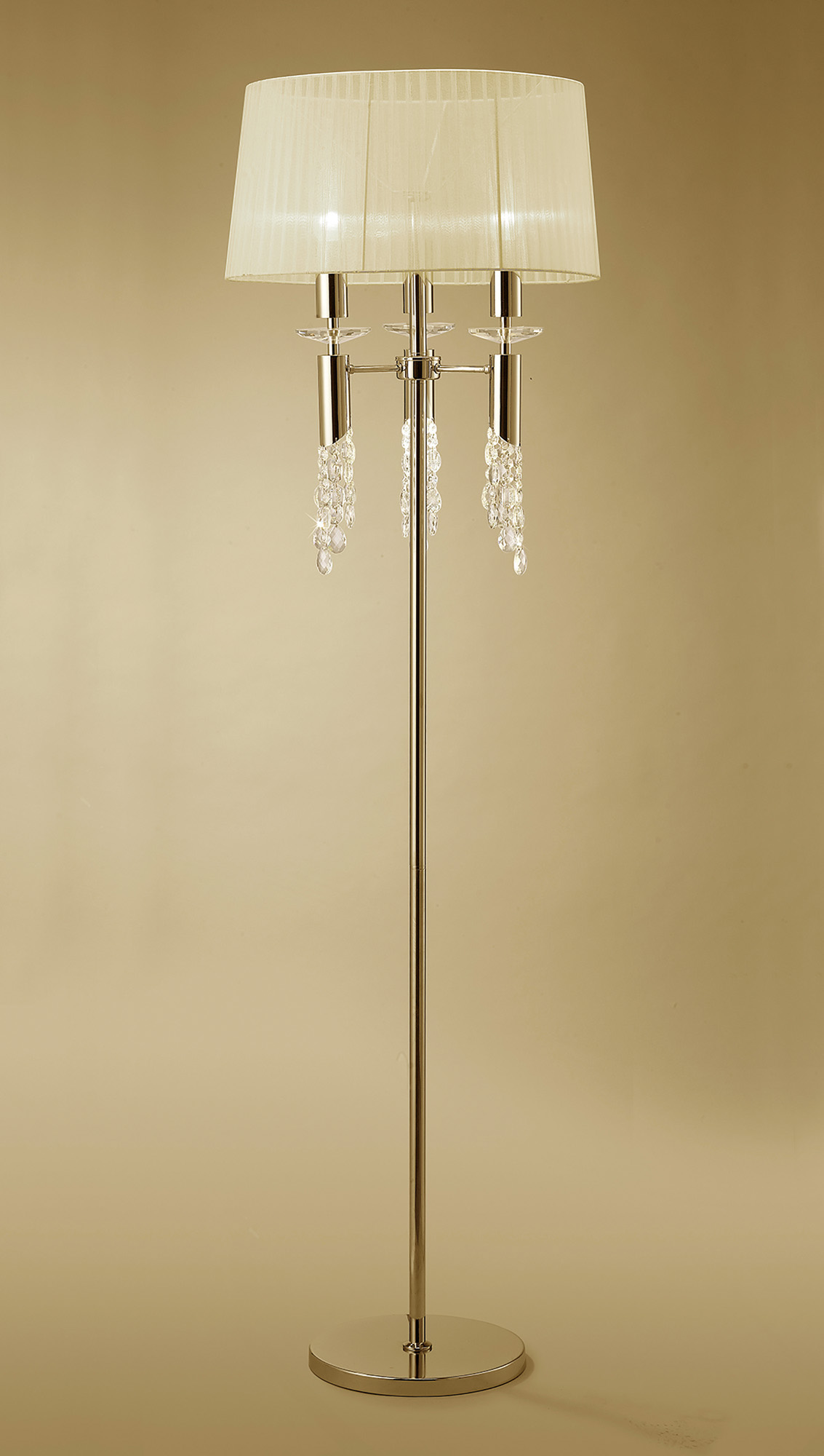 Tiffany French Gold-Cream Crystal Floor Lamps Mantra Contemporary Crystal Floor Lamps Tiffany French Gold-Cream Crystal Floor Lamps Mantra Contemporary Crystal Floor Lamps